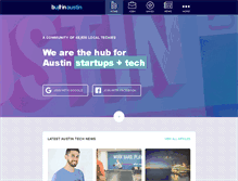 Tablet Screenshot of builtinaustin.com